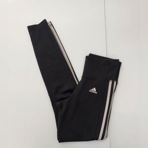 Adidas Climalite 3-Stripe Full Length Tights Leggings - XS